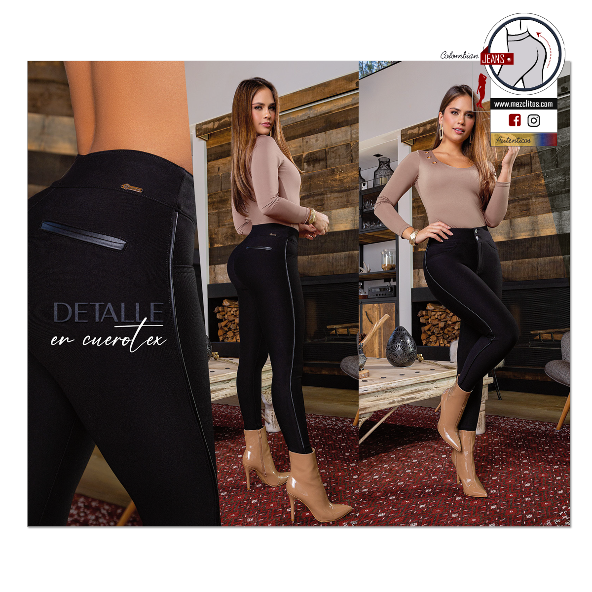 Bartolomeo Jeans Colombianos | Levanta Cola | 1663