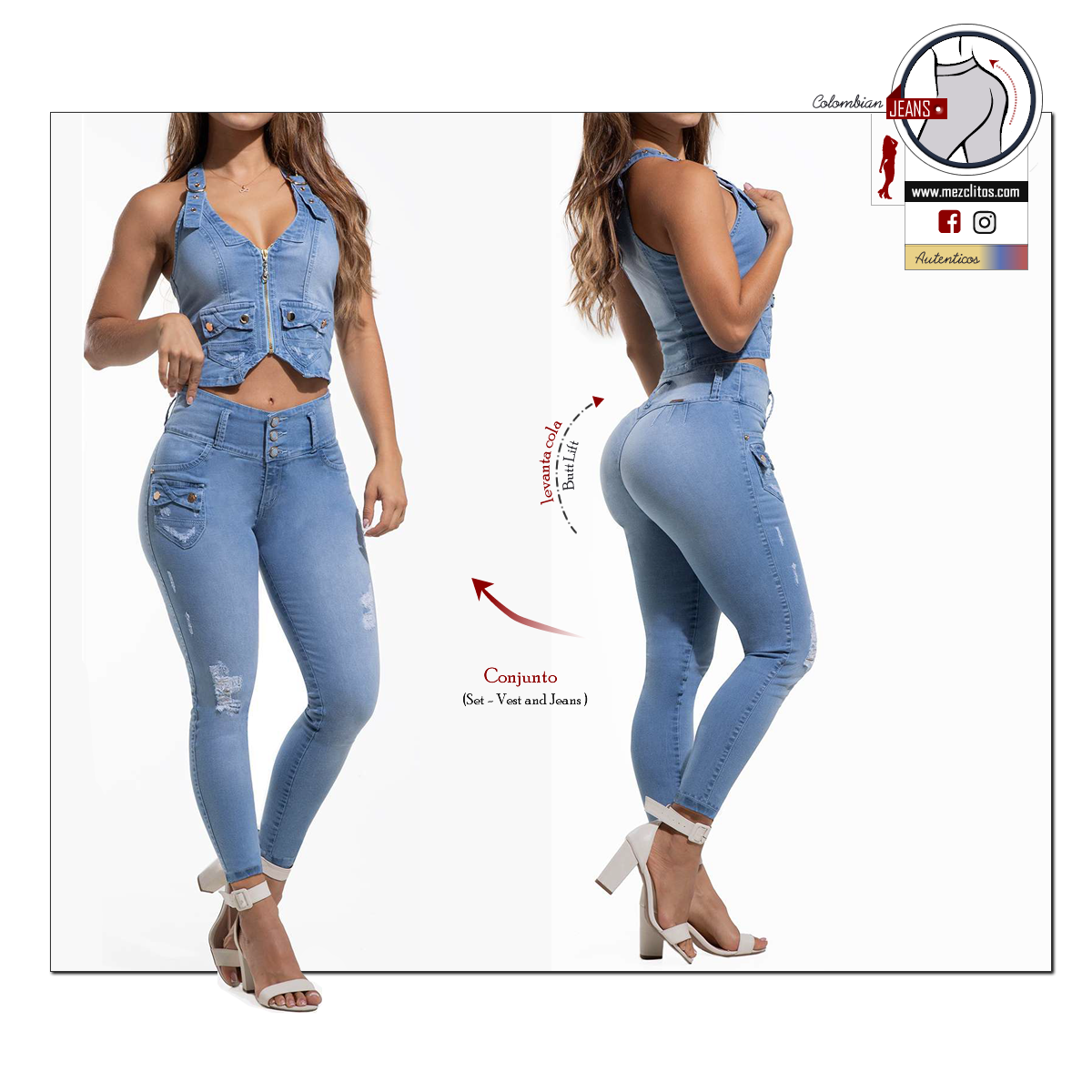 Ene2 Jeans Colombianos | Conjunto | 90712