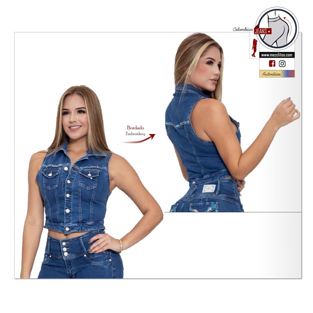 Gio's Vest Colombiano | Denim Vest | 1776