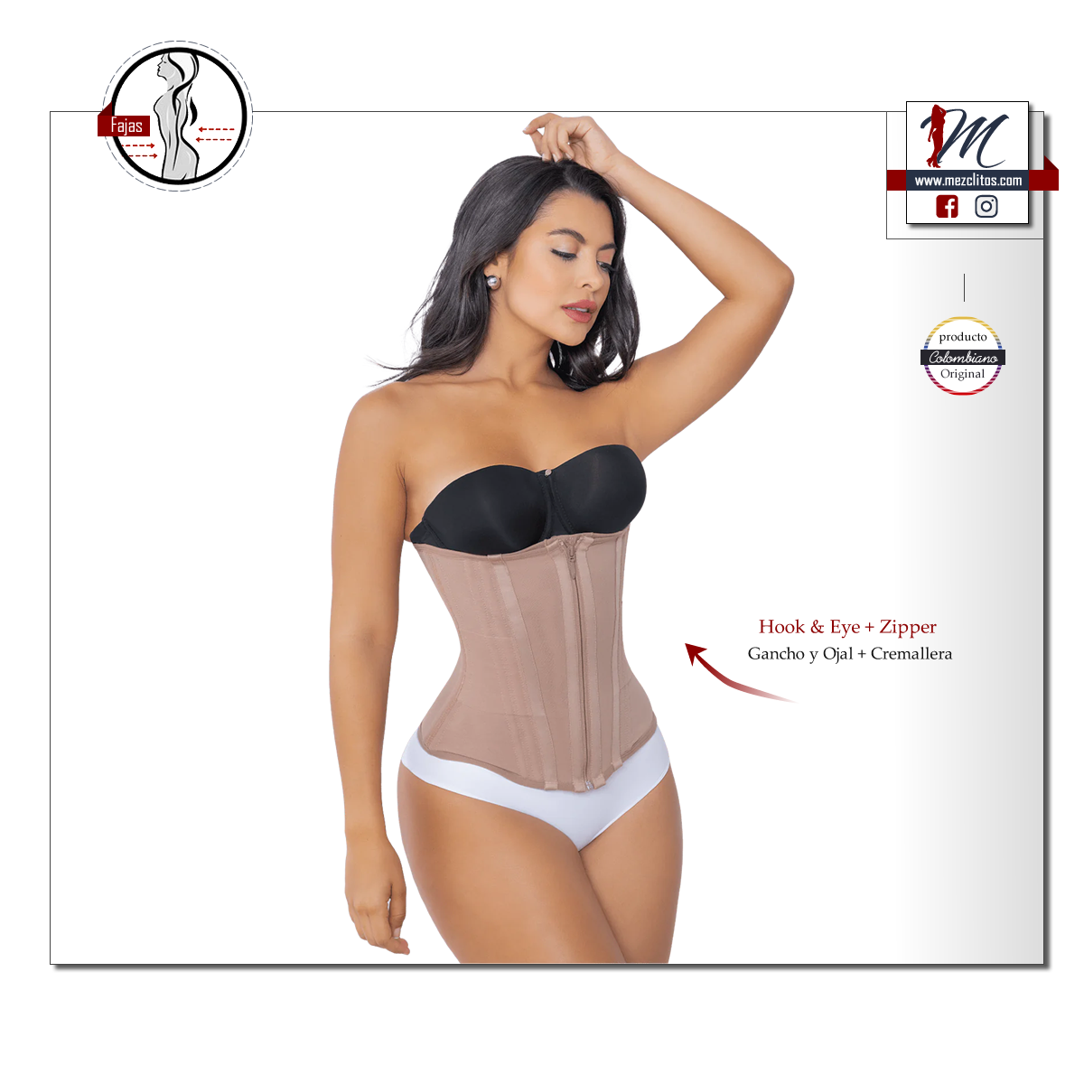 Jackie London Fajas | Hourglass Waist Trainer | 5039