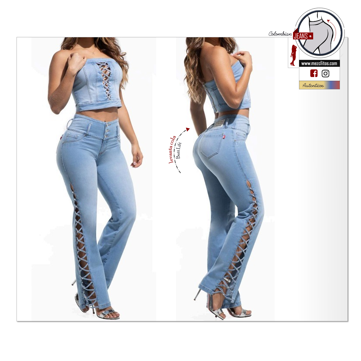 Lujuria Conjunto Set Colombiano | Jeans | 71271