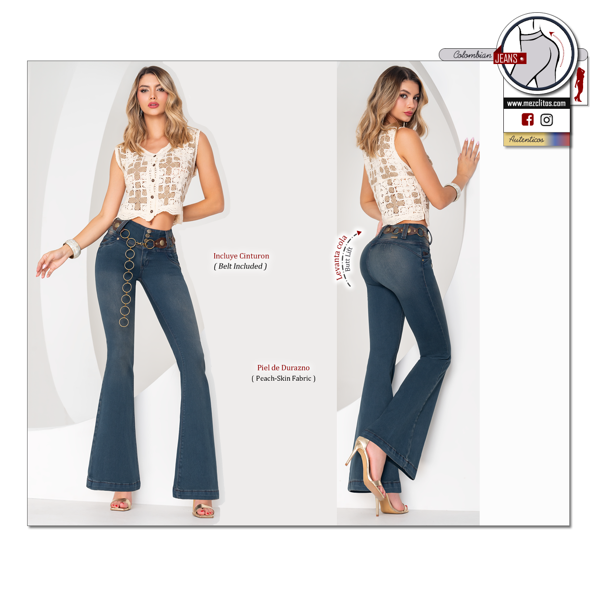 Seven 7 Jeans Colombianos | Acampanado | 1755
