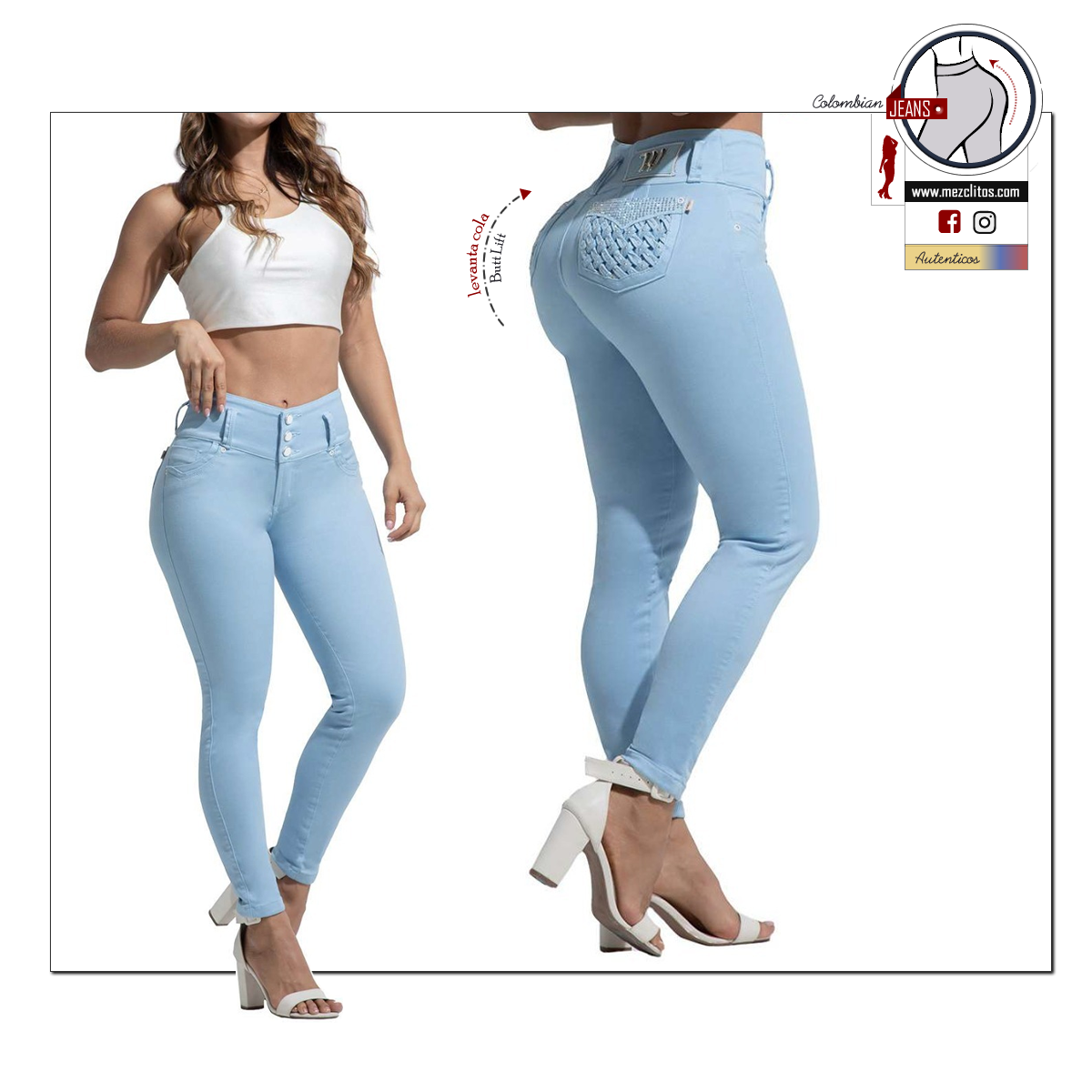 WOW Jeans Colombianos | Levanta Cola | 80812
