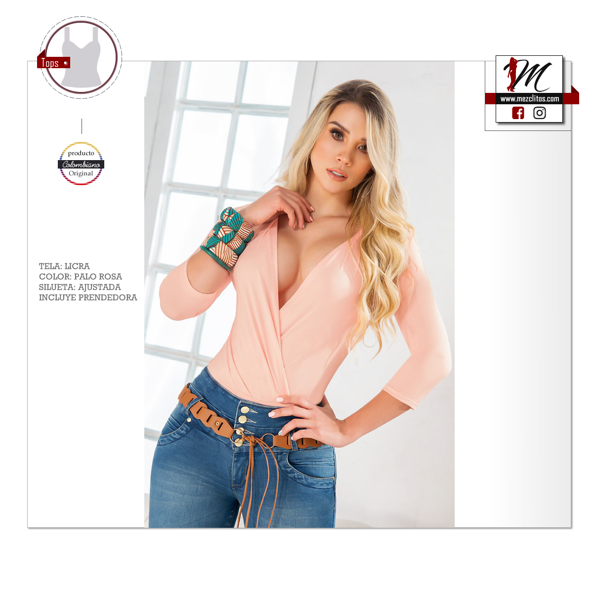 Blusa / Top 058 - 100% Made in Colombia