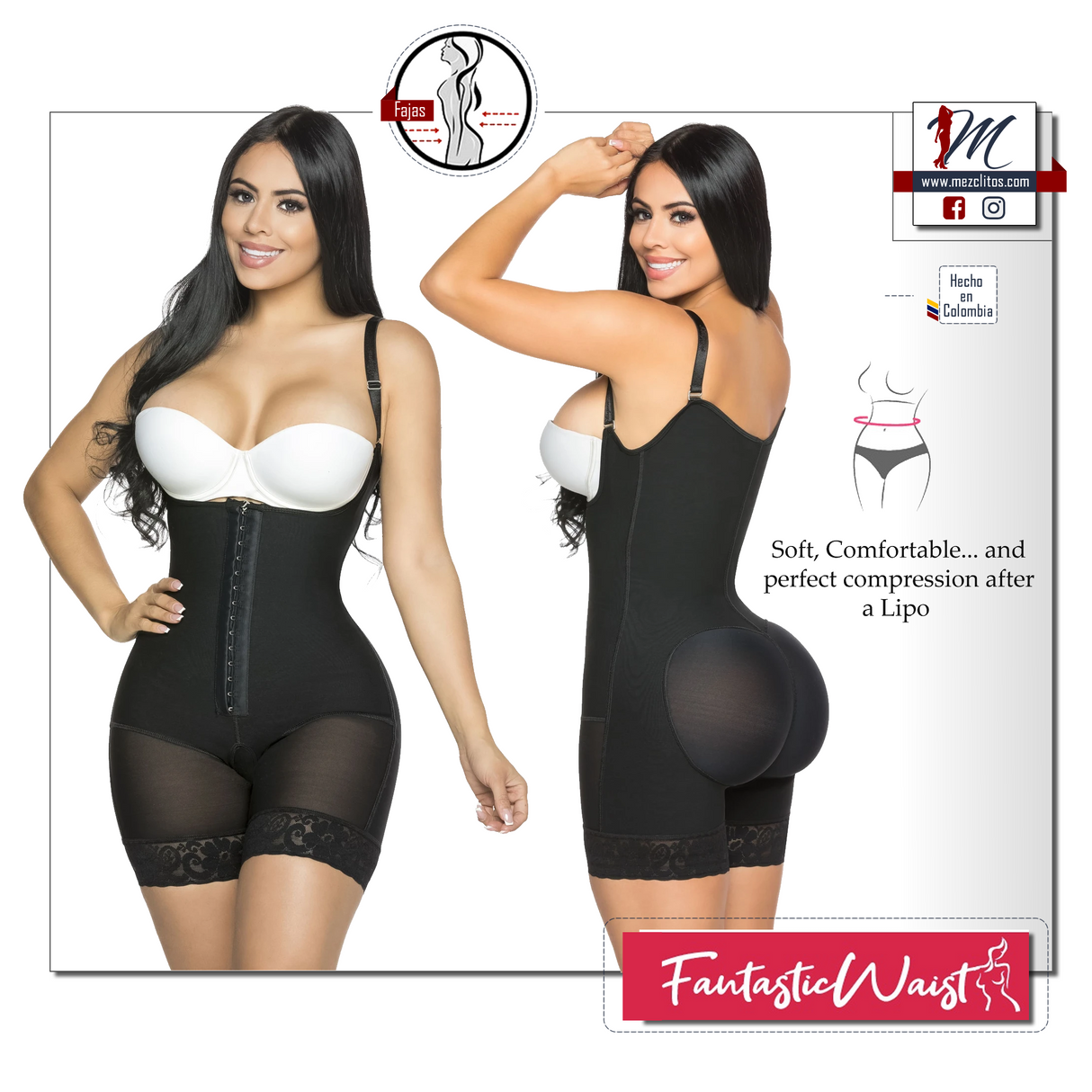 Stagmi Fajas 7098 - Fantastic Waist - Perfect for Lipo