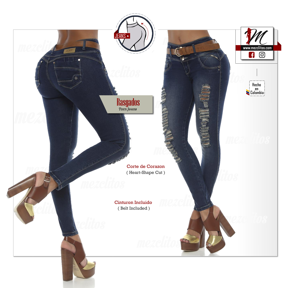 Zagi Jeans 6057 - 100% Colombianos