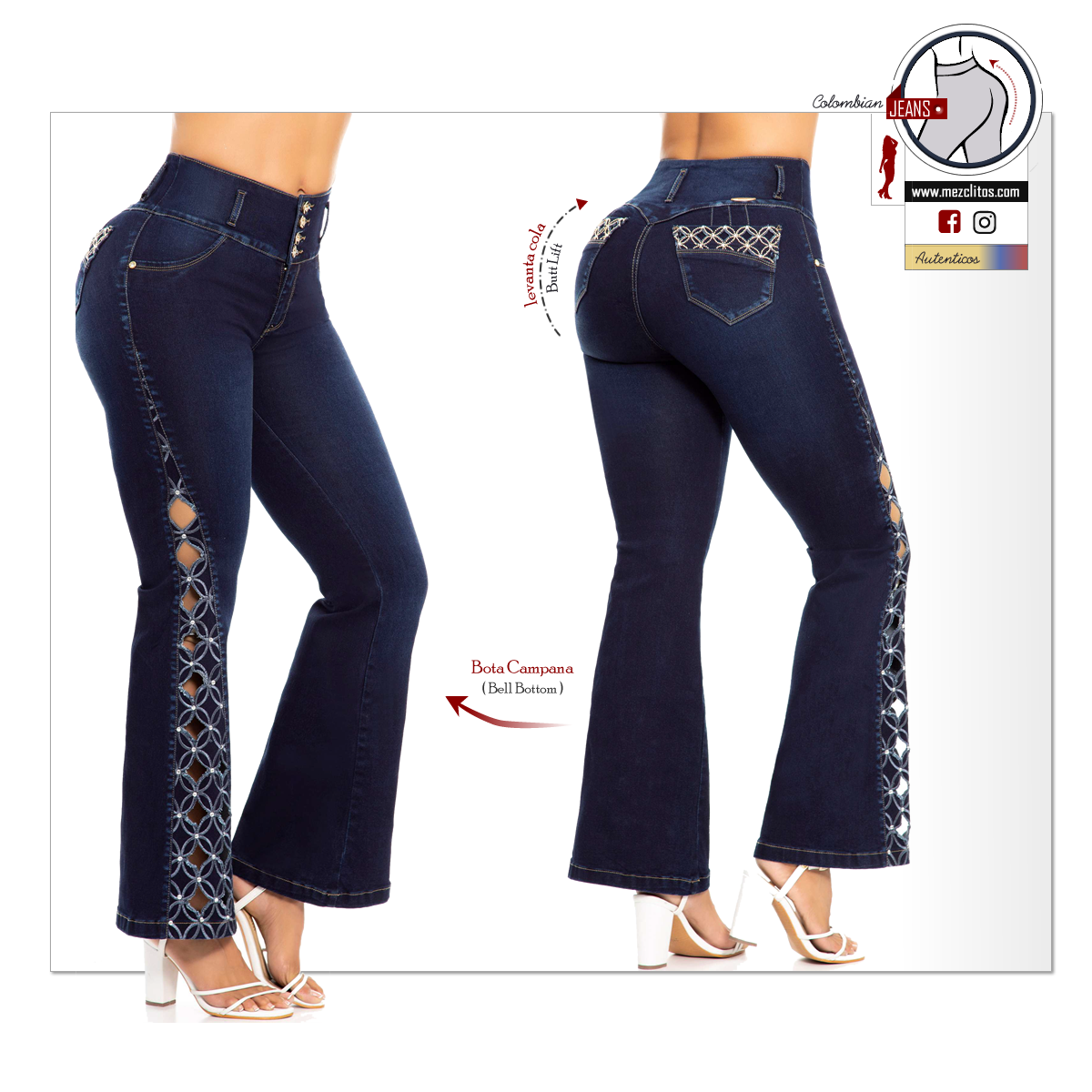 ENE2 Jeans Colombianos | Levanta Cola | 90578