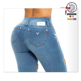 Lujuria Jeans Colombianos | Levanta Cola | Acampanados | 71046