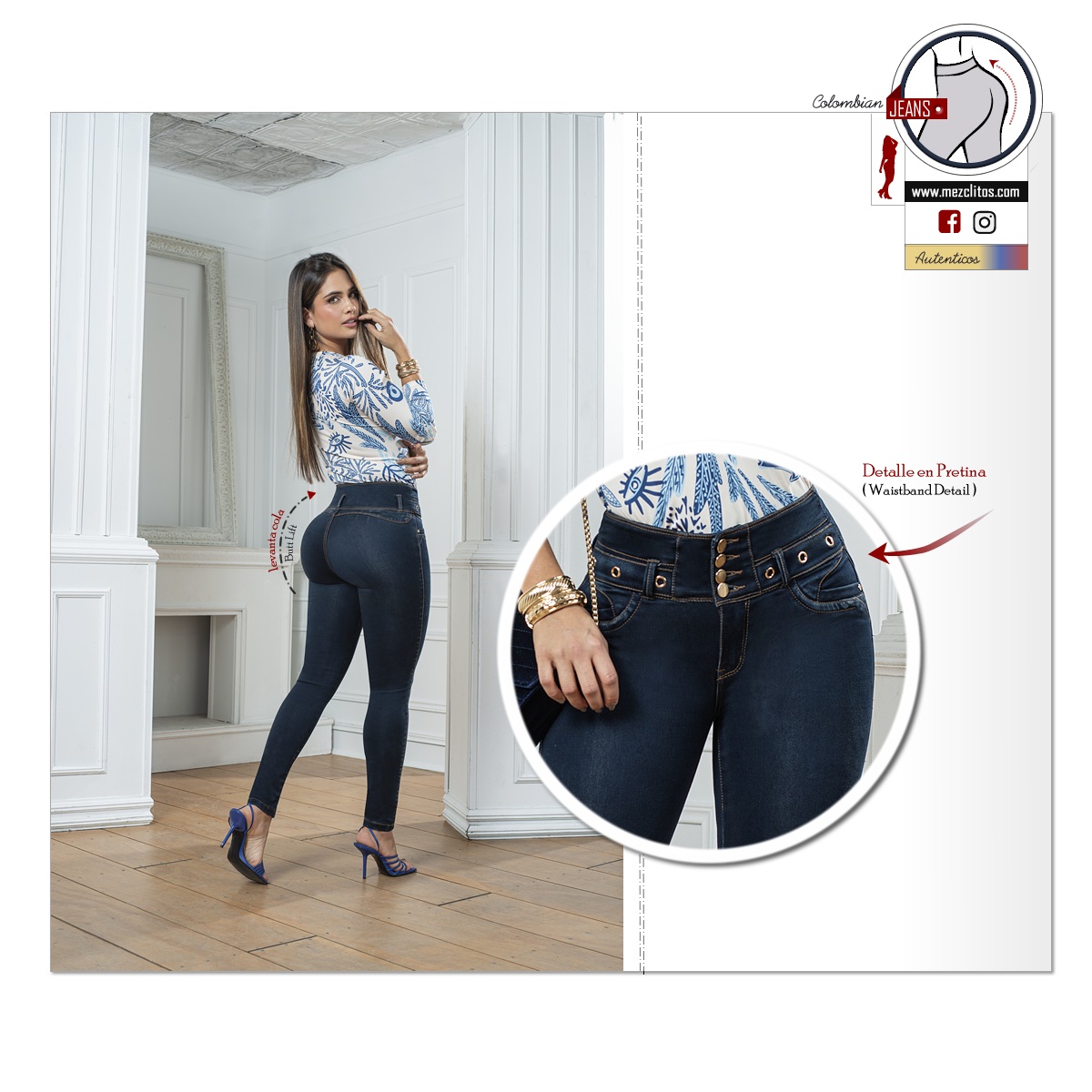 Bartolomeo Jeans Colombianos | PushUP | 1864