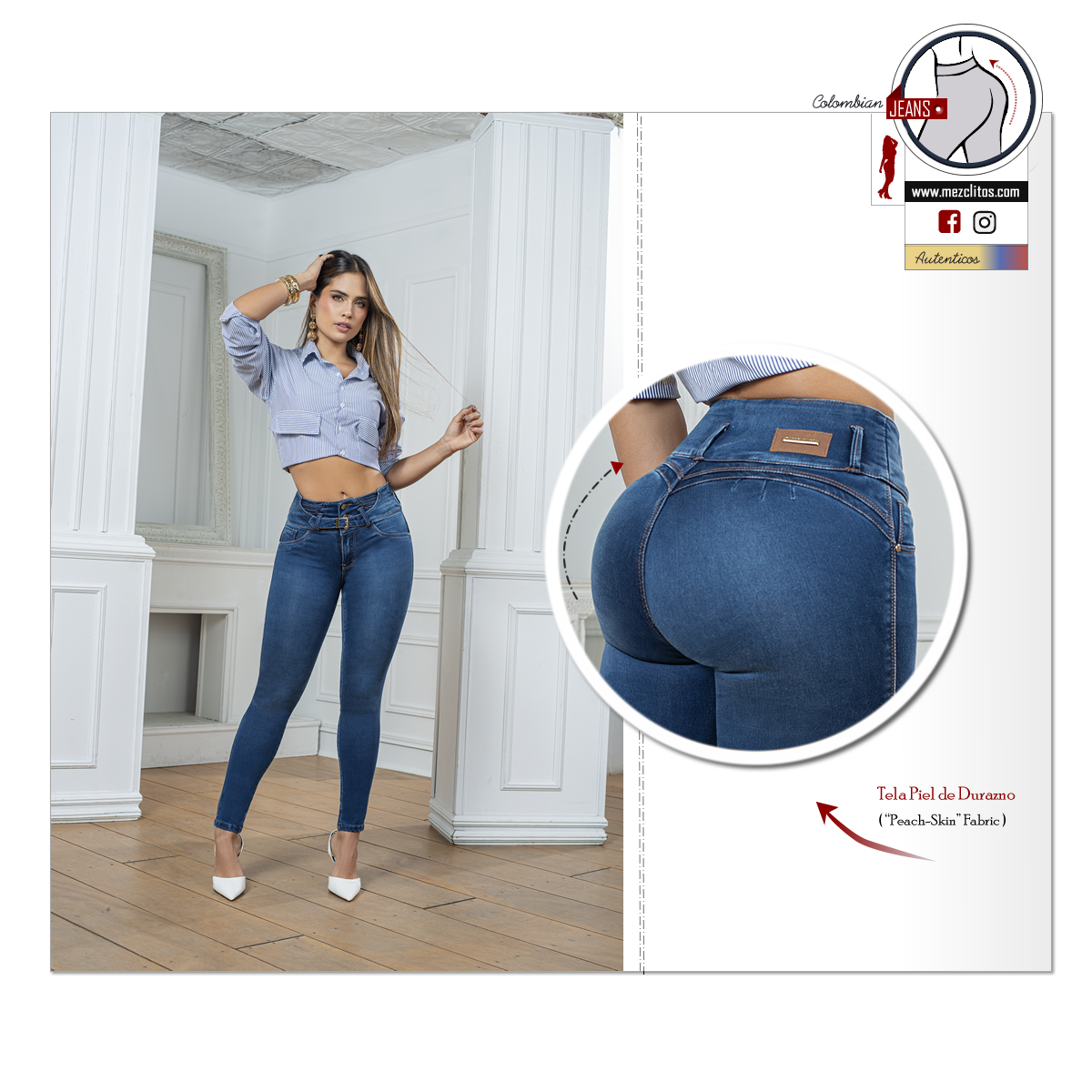 Bartolomeo Jeans Colombianos | PushUP | 1869