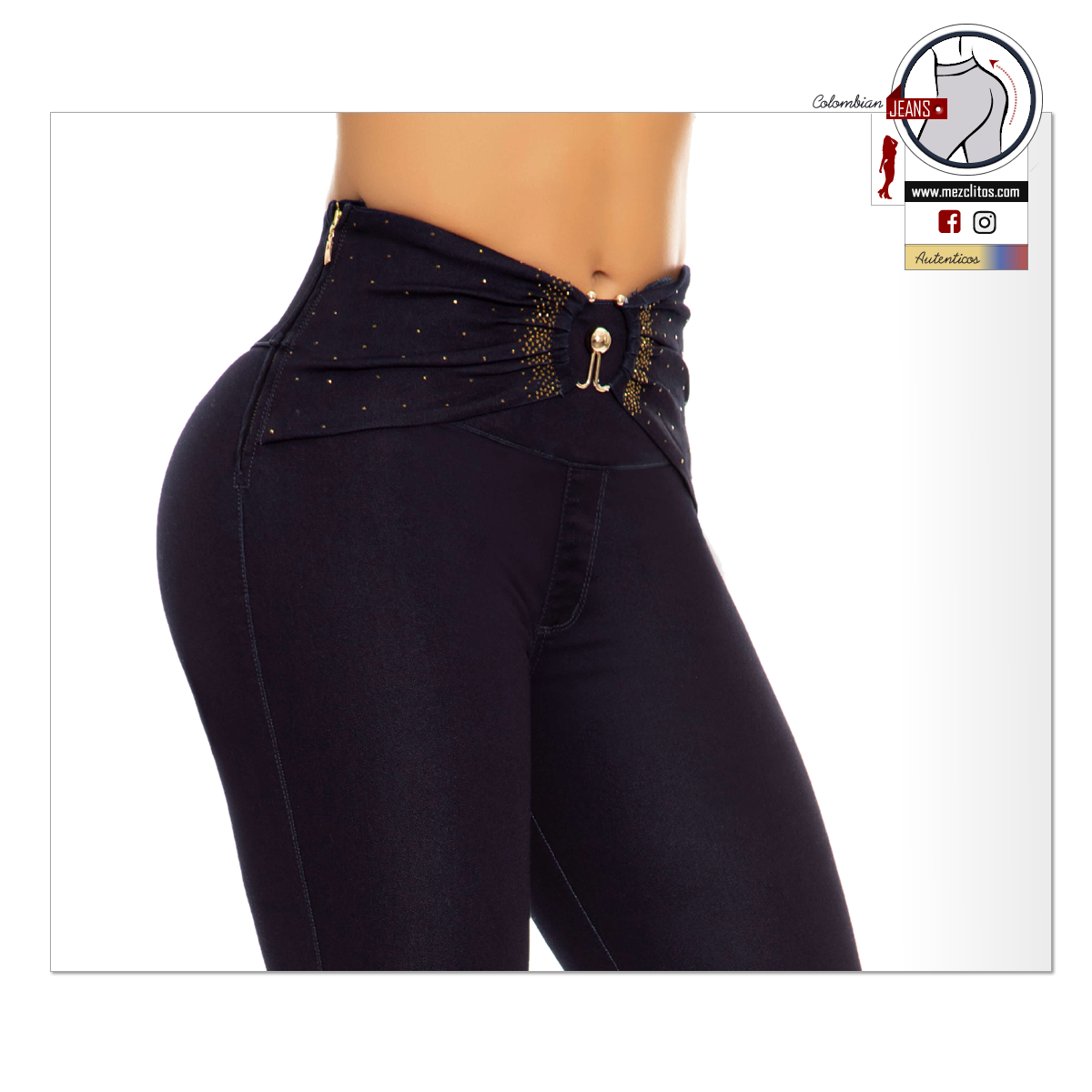 Ene2 Jeans Colombianos | Levanta Cola | Capri | 90587