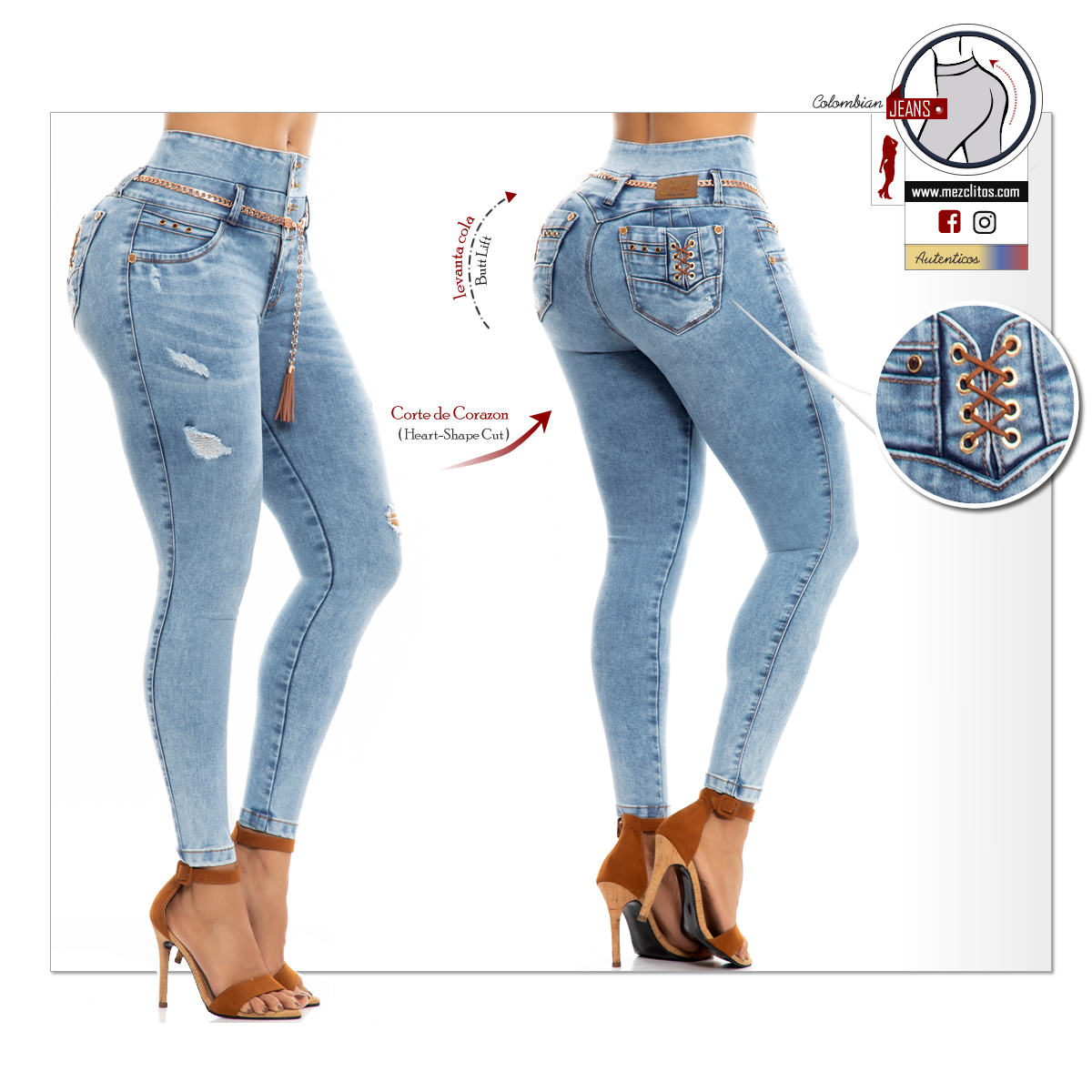 ENE2 Jeans Colombianos | Levanta Cola | 90639