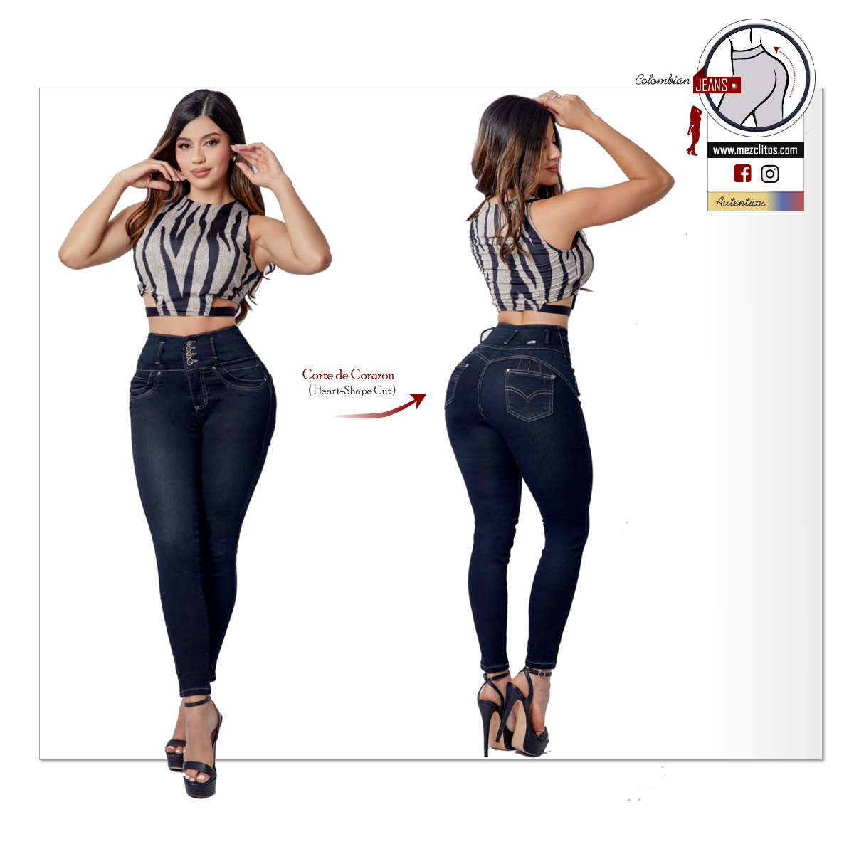 Cle Fashion Jeans Colombianos | Levanta Cola | 113