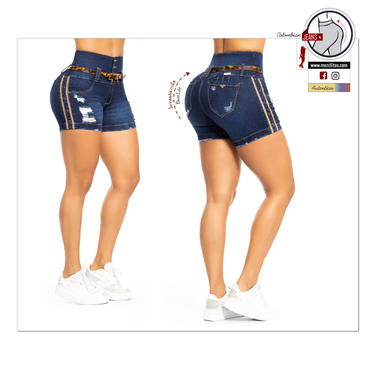 Lowell Shorts Colombianos | Levanta Cola | 50369