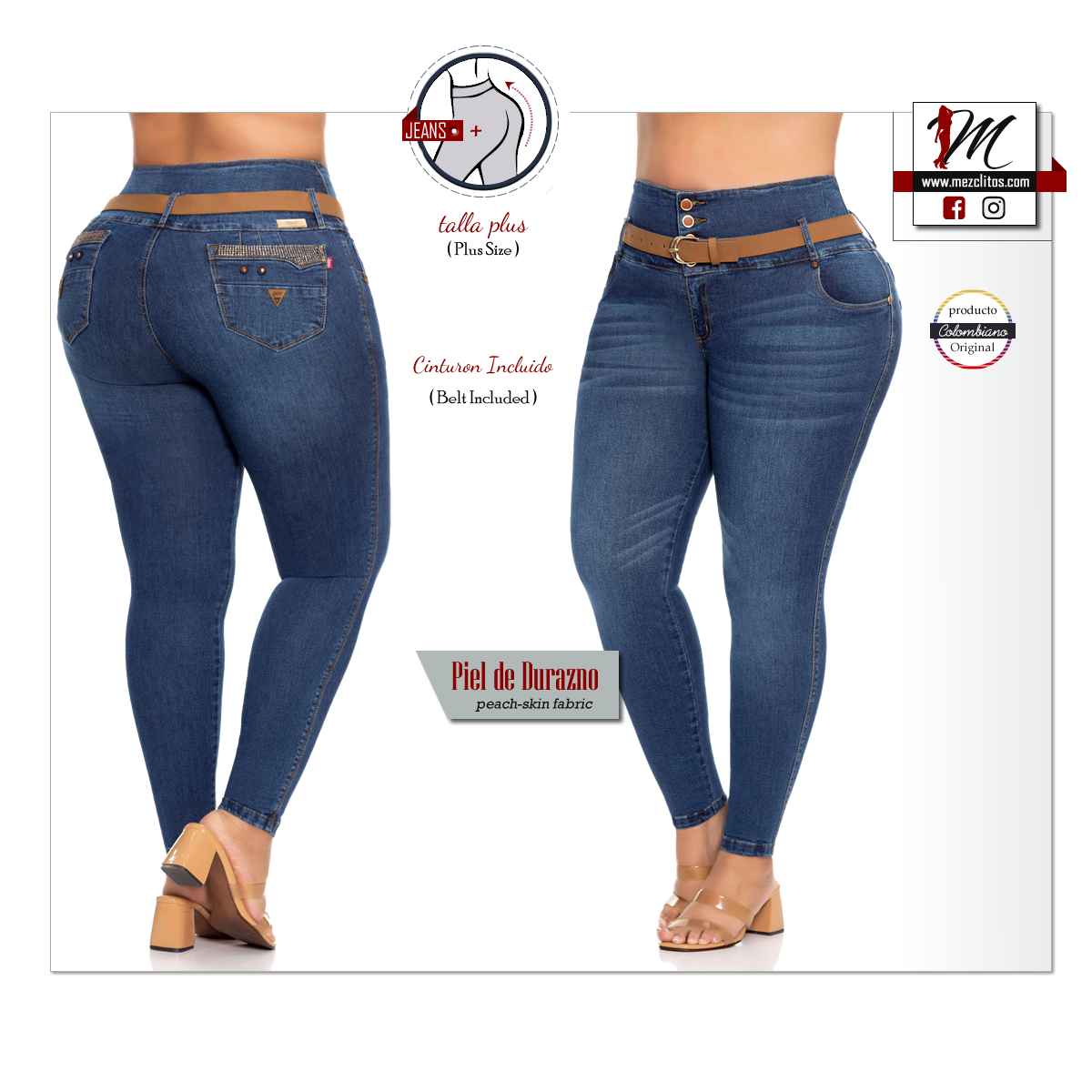 Lujuria PLUS Size Jeans 708767