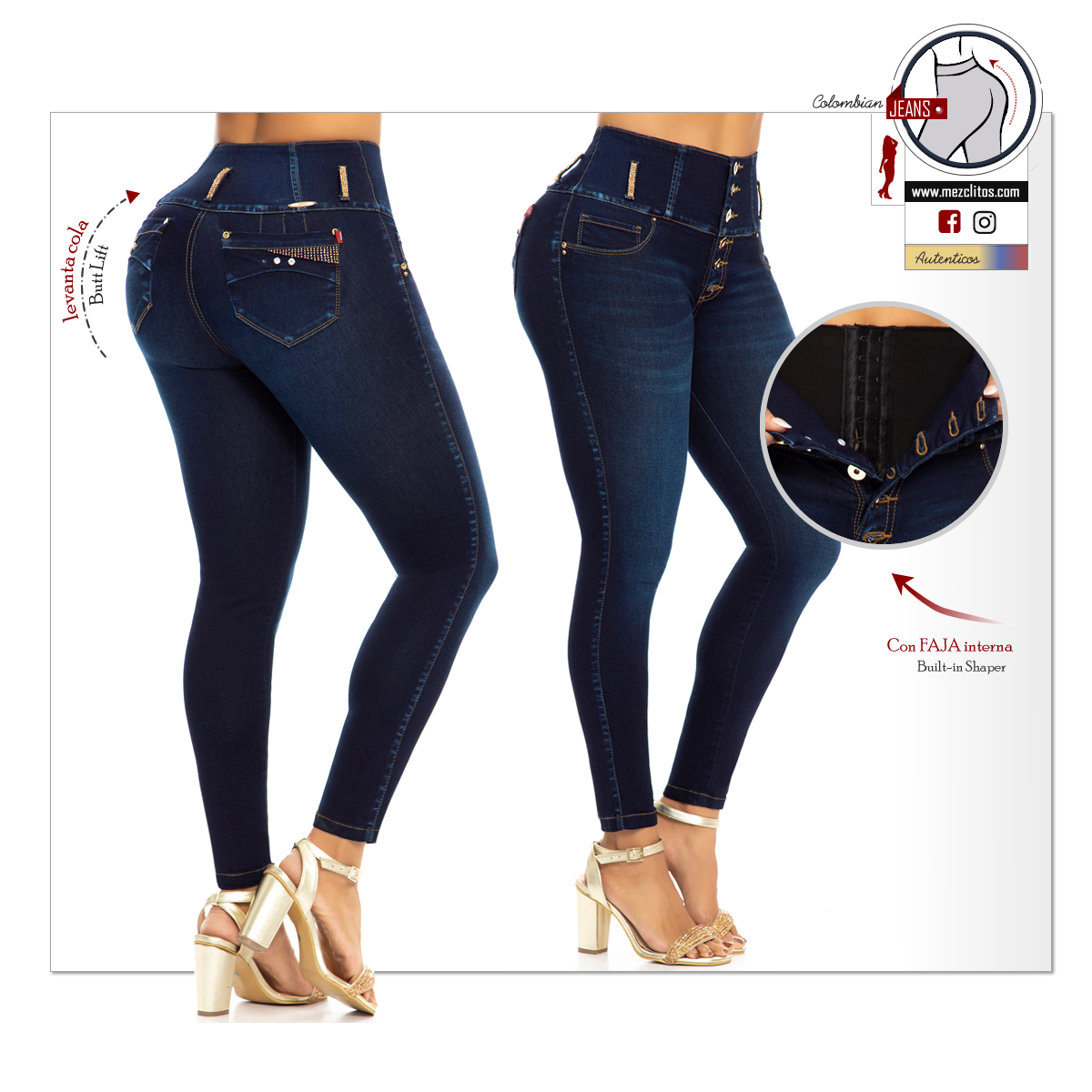 Lujuria Jeans Colombianos | Levanta Cola | 71098