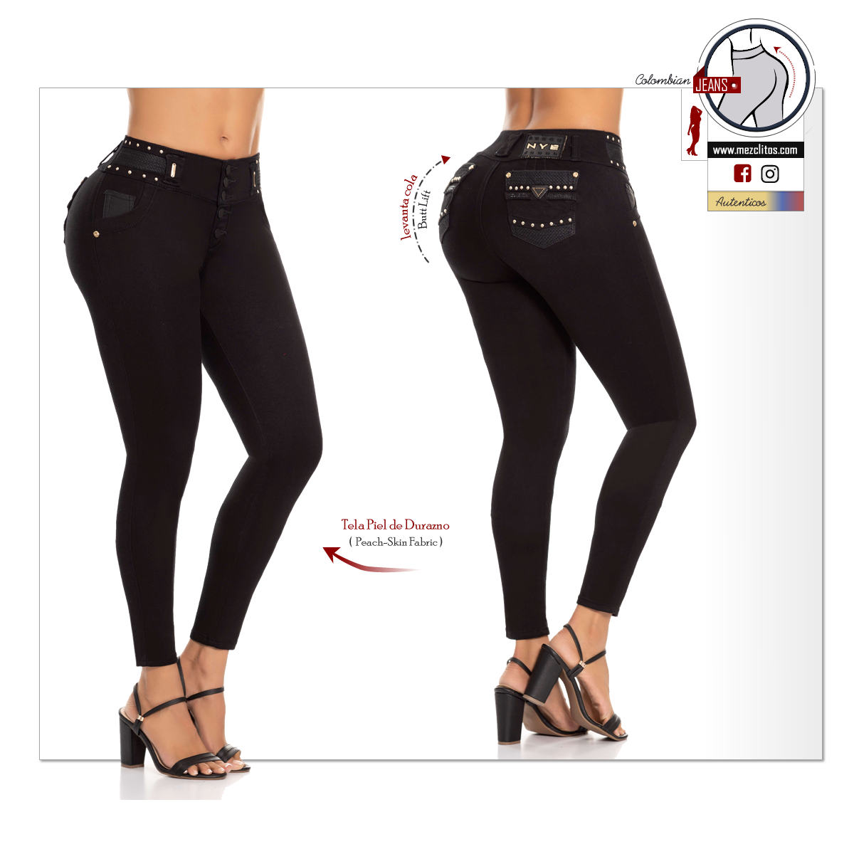 NYE Jeans Colombianos | Levanta Cola | 63838