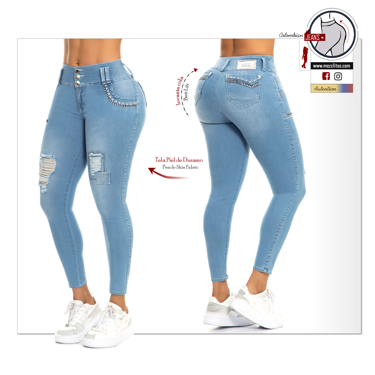 NYE Jeans Colombianos | Levanta Cola | 63894