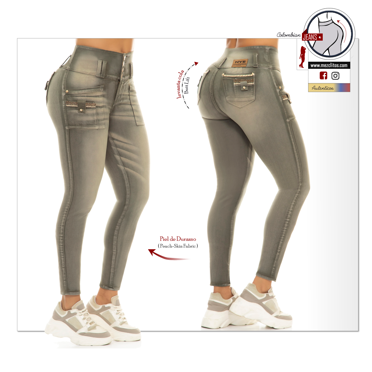 NYE Jeans Colombianos | Levanta Cola | 64144