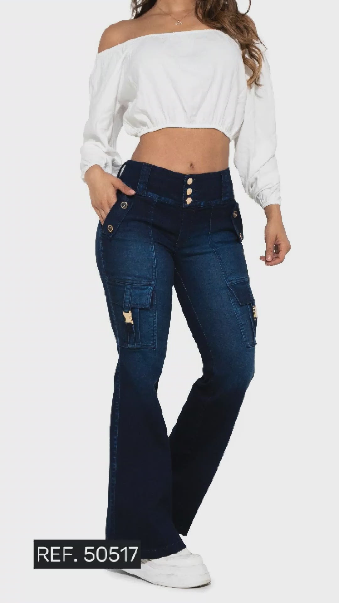 Lowell Jeans Colombianos | Levanta Cola | Acampanados | 50517