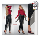 Seven7 Jeans Colombianos | Levanta Cola | Efecto Cuero | 1749