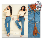 Seven7 Jeans Colombianos | Levanta Cola | Campana Flare | 1868