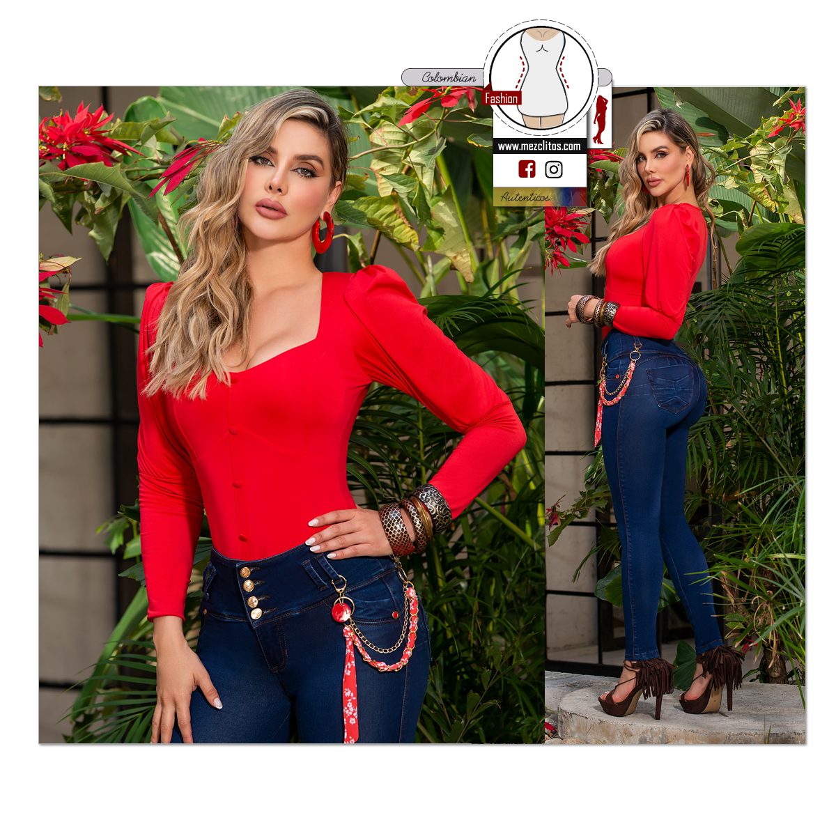 Seven7 Bodysuit Colombiano | Viscosa | 102