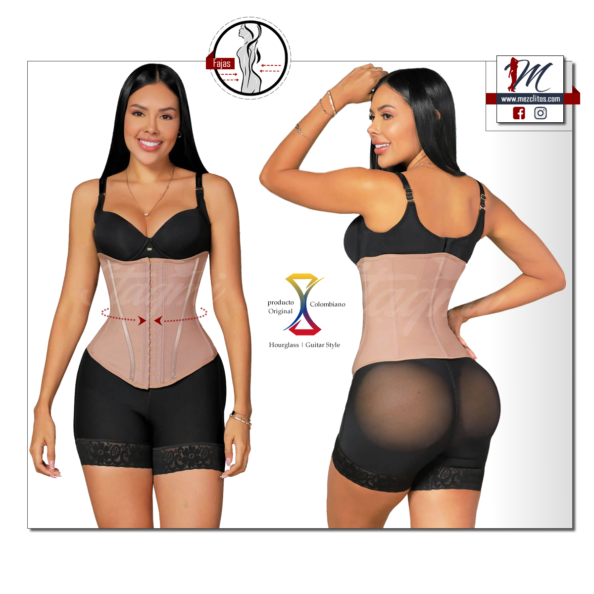 Stagmi Fajas - Waist Trainer 2027 - Hourglass Powernet