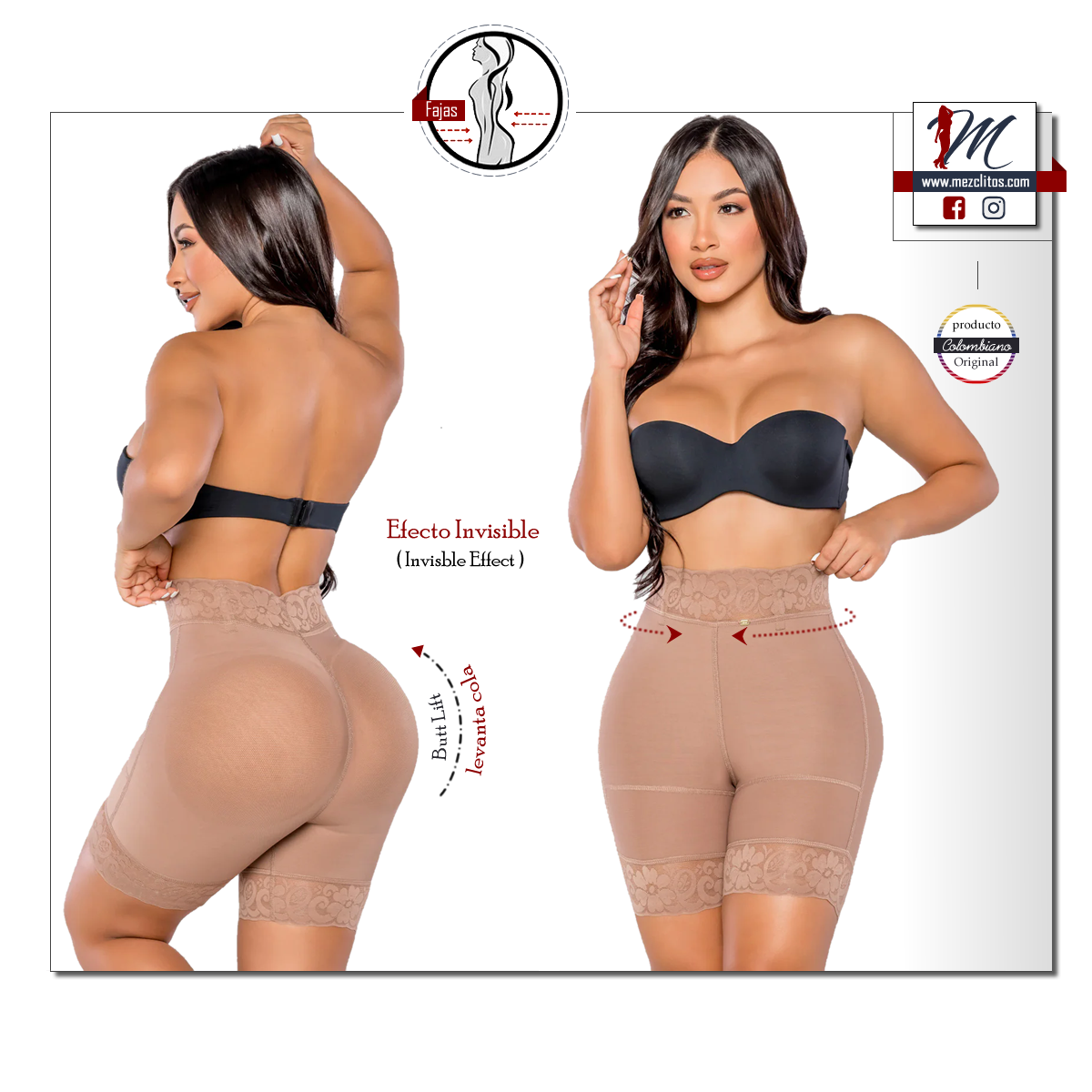 Stagmi Short Panty | Invisible | Natural Enhancement | 4029