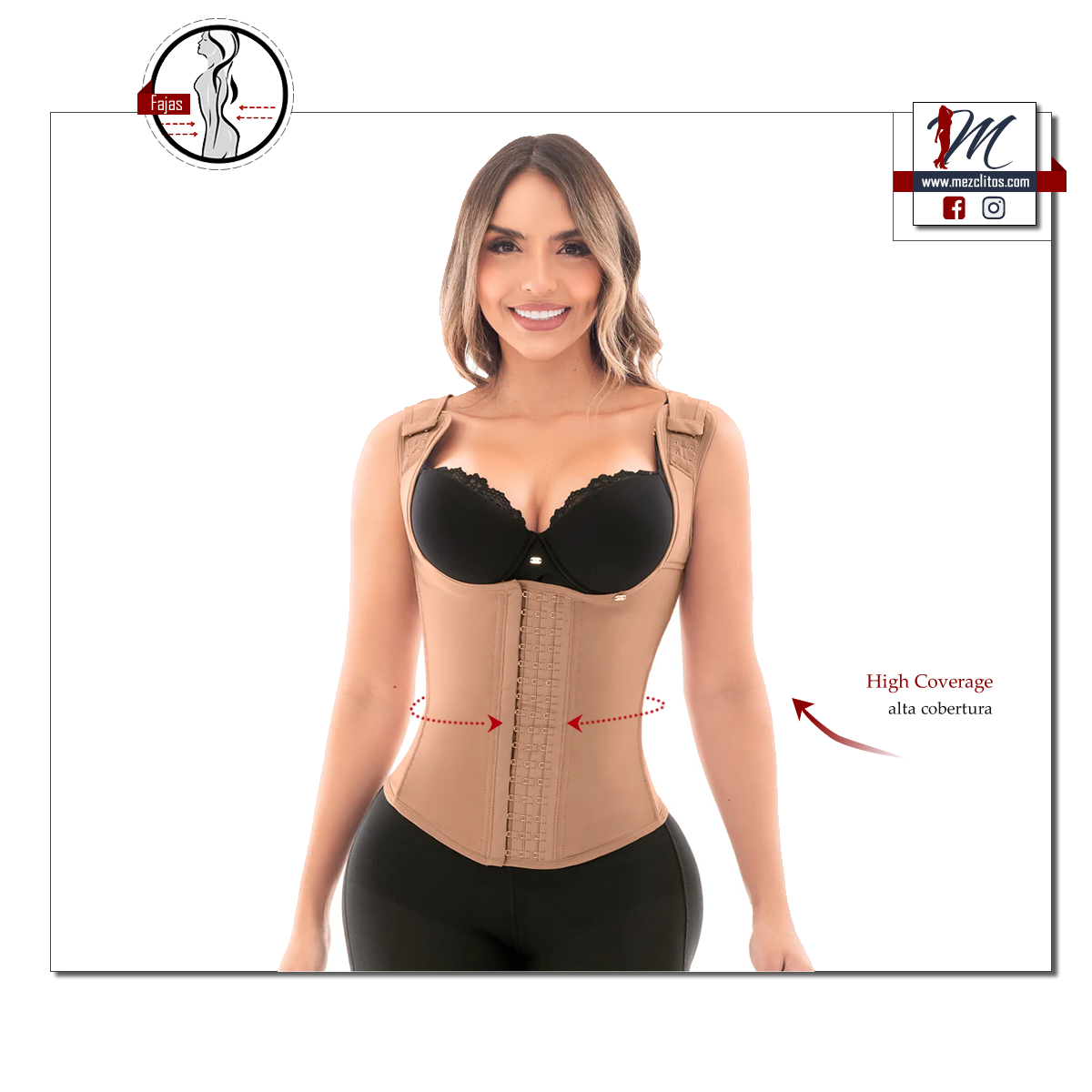 Cinturilla Chaleco | Compresión y Espalda Alta | 2029