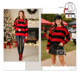 Tops | Striped Game Day Sweater | 2418