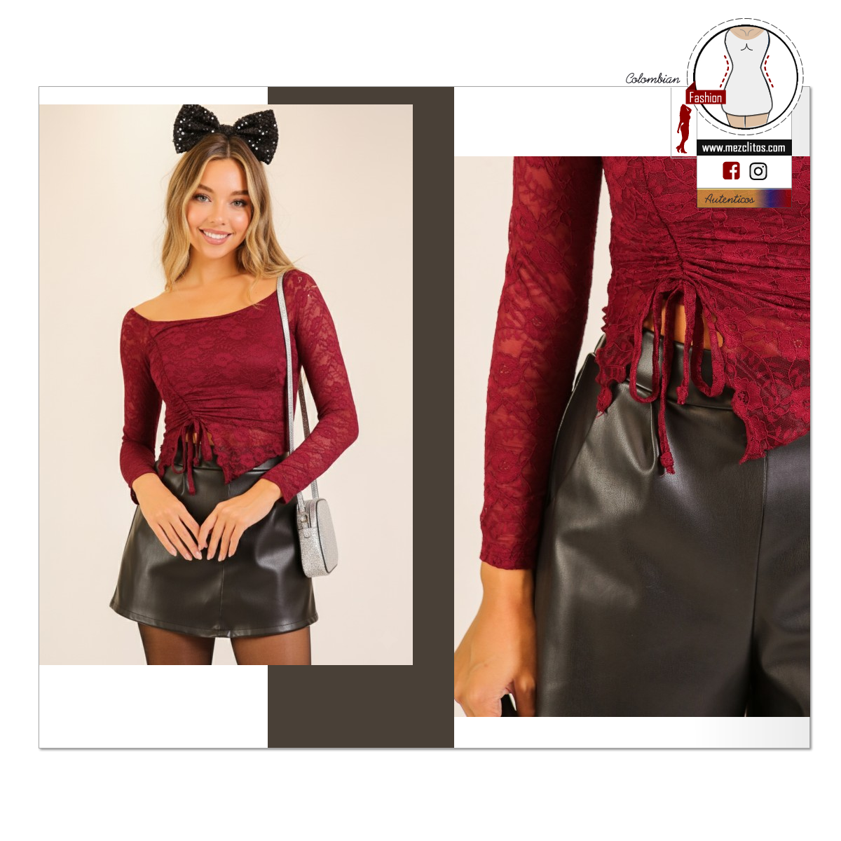 Top | Lace Drawstring |  4400