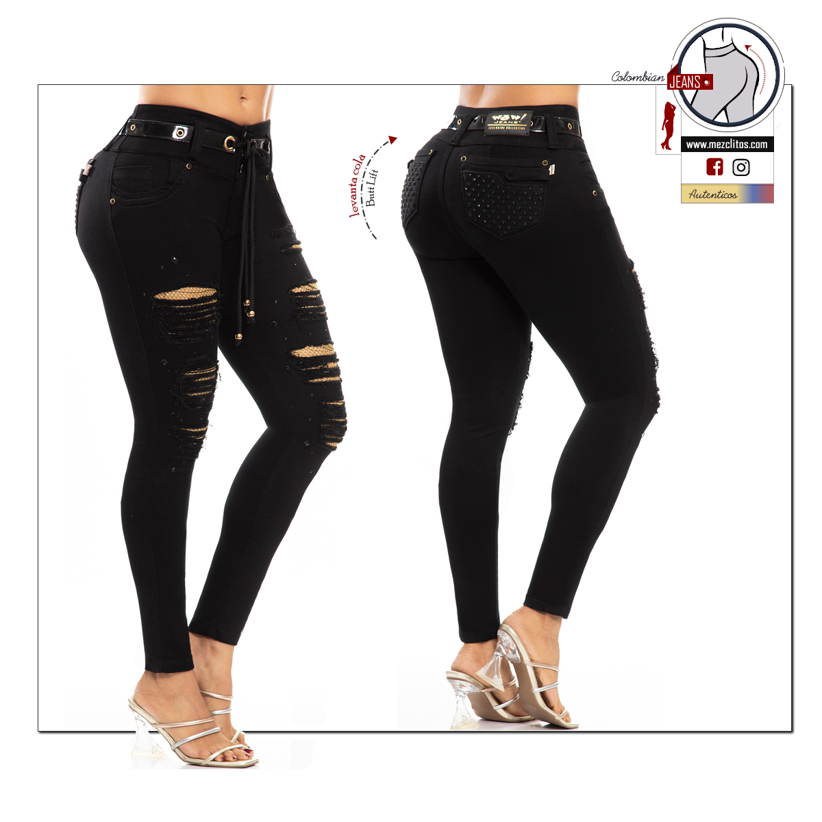 WOW Jeans Colombianos | Levanta Cola | 80733