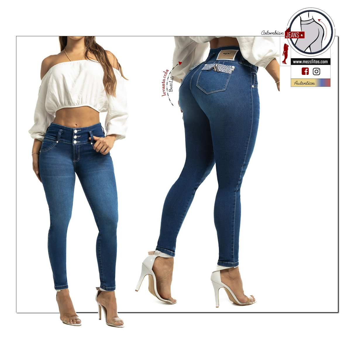 WOW Jeans Colombianos | Levanta Cola | 80877