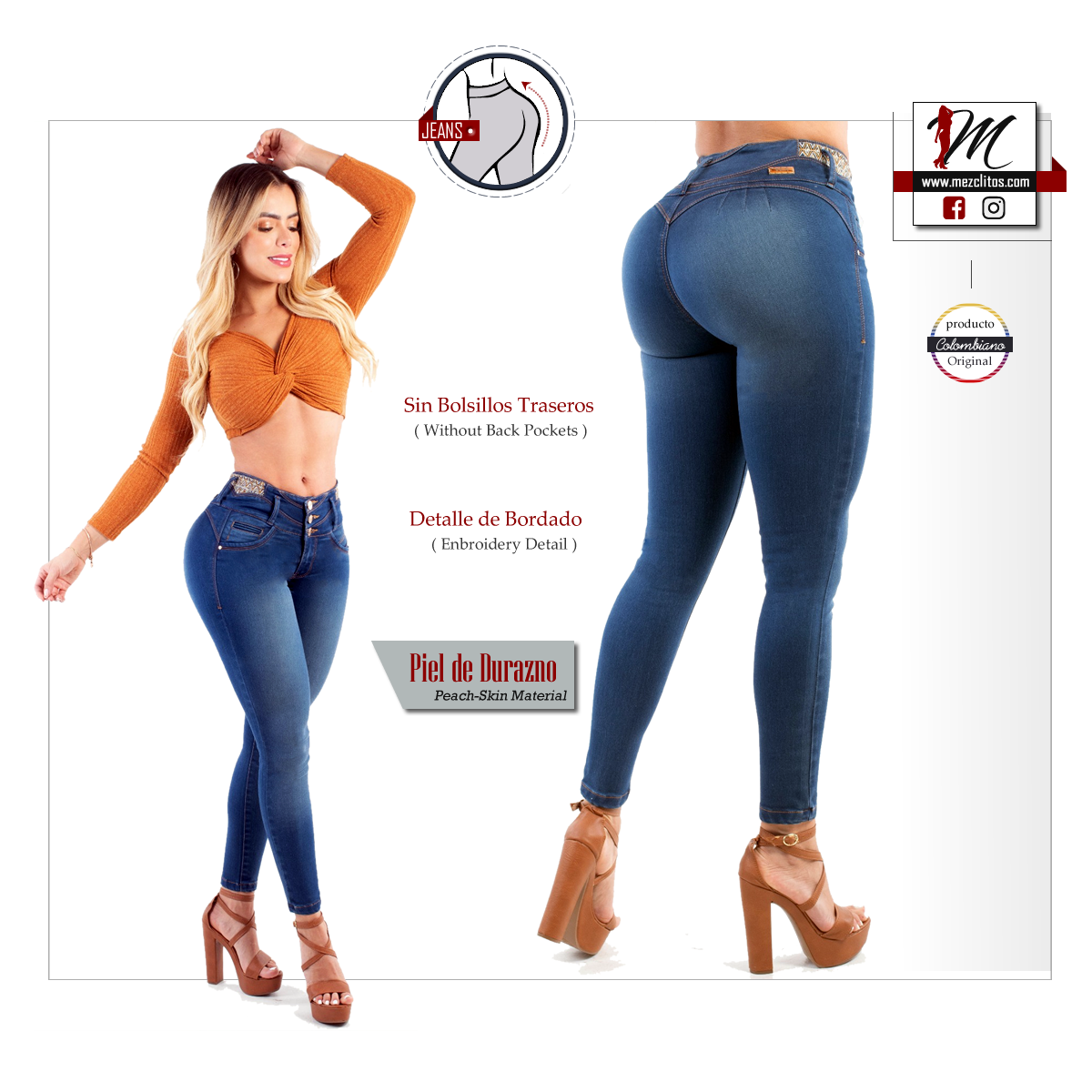 ILN Jeans Colombianos Levanta Cola 161