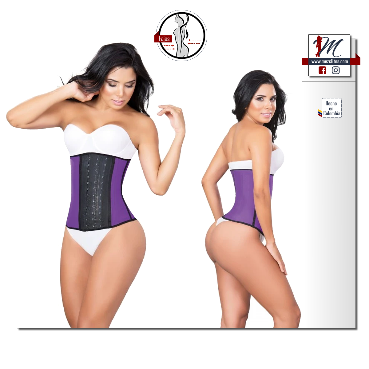 Jackie London Waist Trainer 5030 - Purple