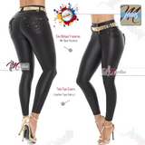 Pitbull Jeans Tipo Cuero 6480 - 100% Colombiano