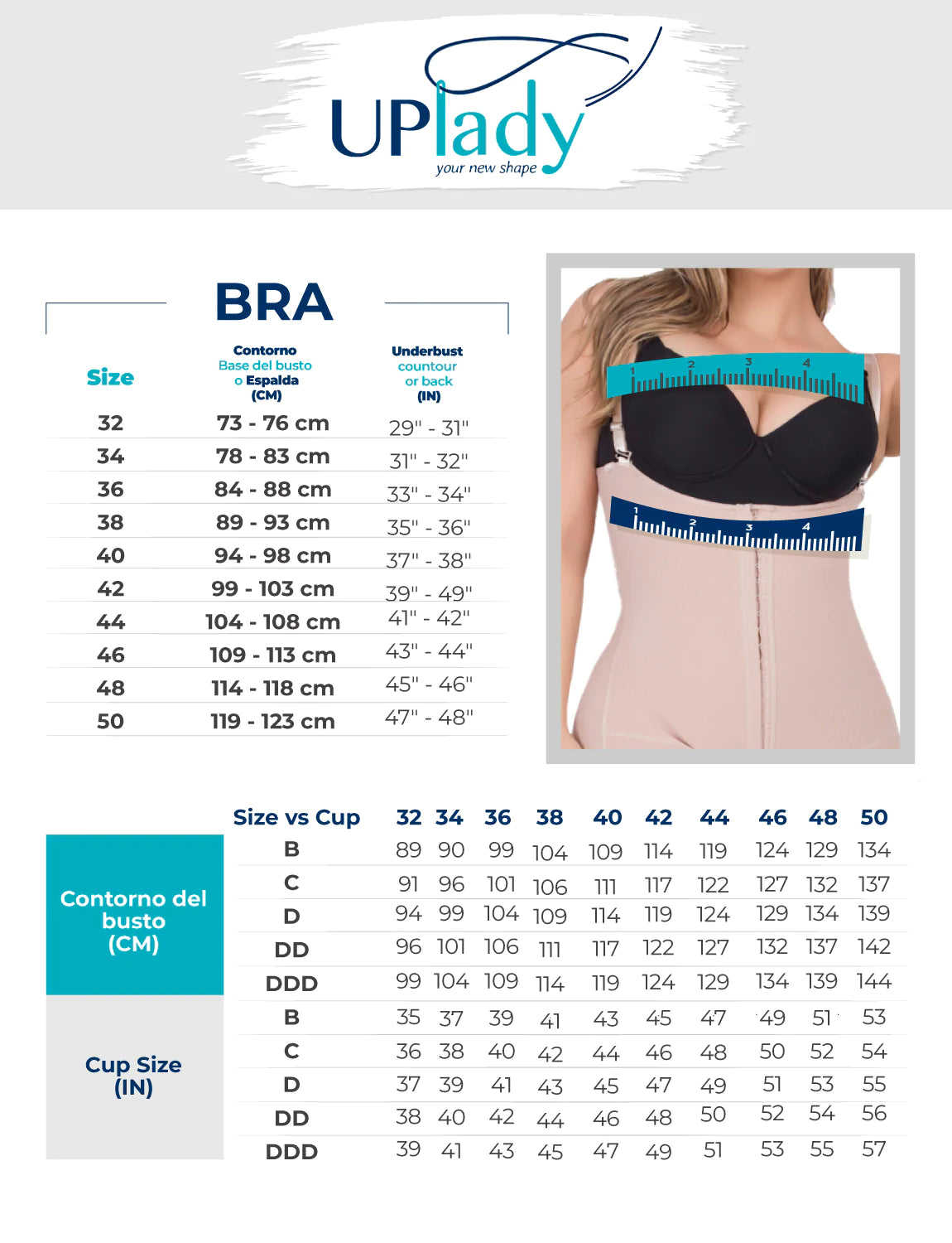 Uplady Firm Control Strapless Bra 8034