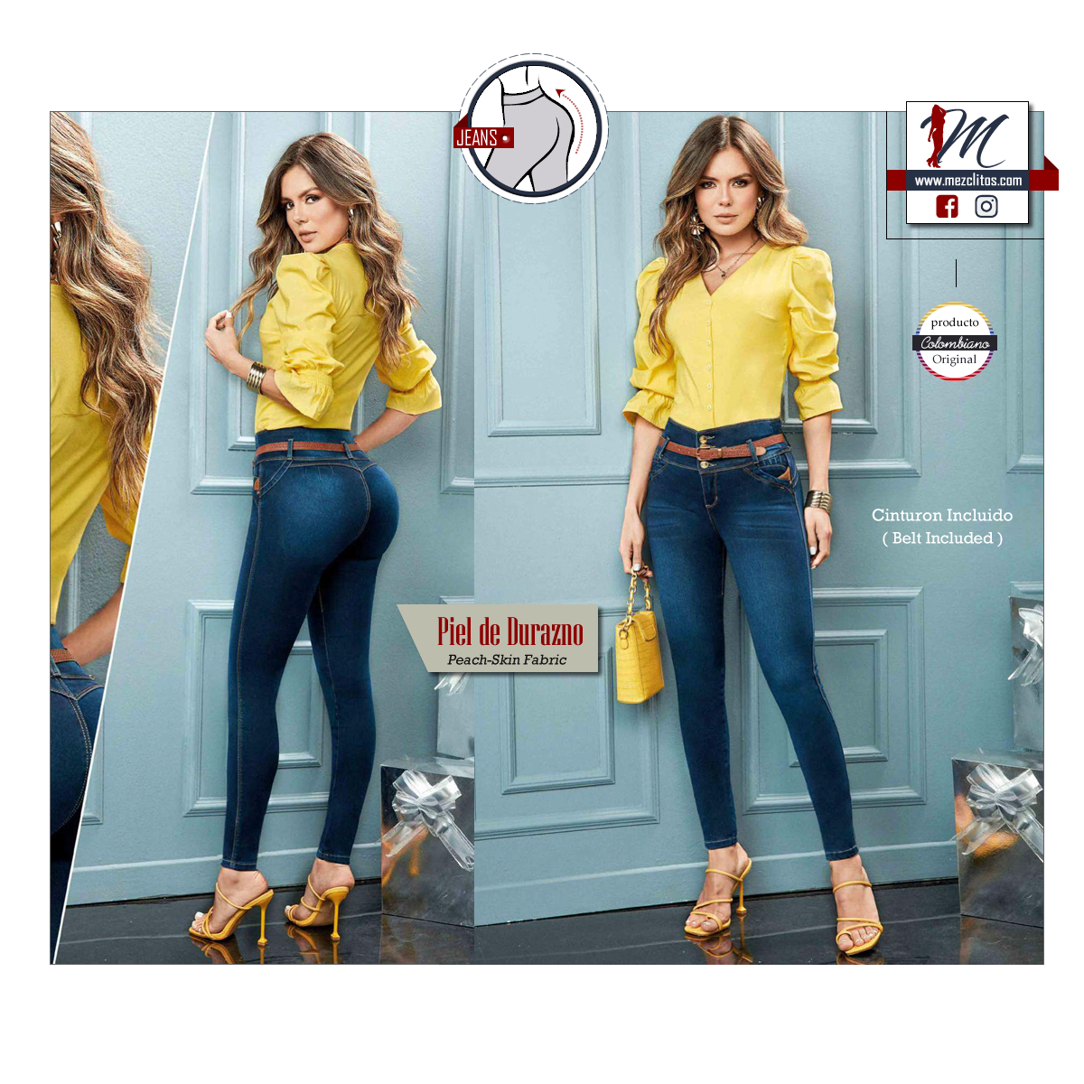 Bartolomeo Jeans Colombianos Detalle Cuerotex 1534