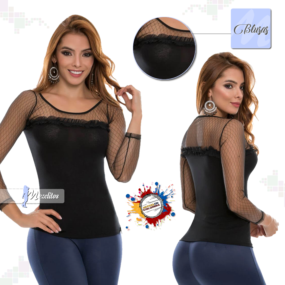 Blusa / Fashion Top 4112 - 100% Colombiano