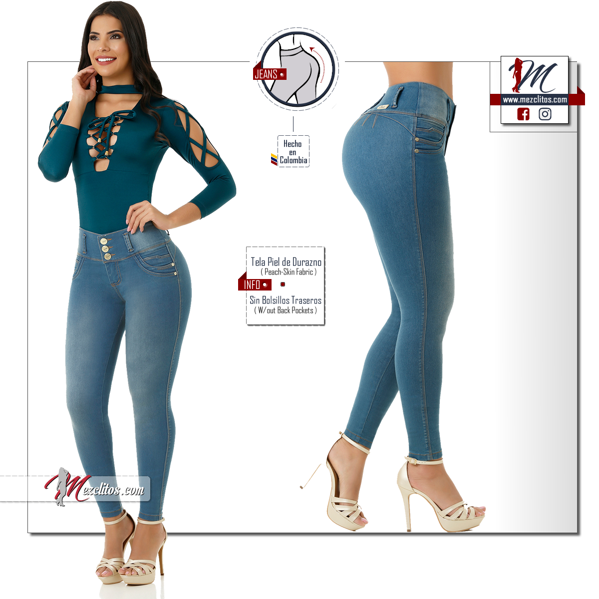 CHNT Jeans 70849 - 100% Colombianos