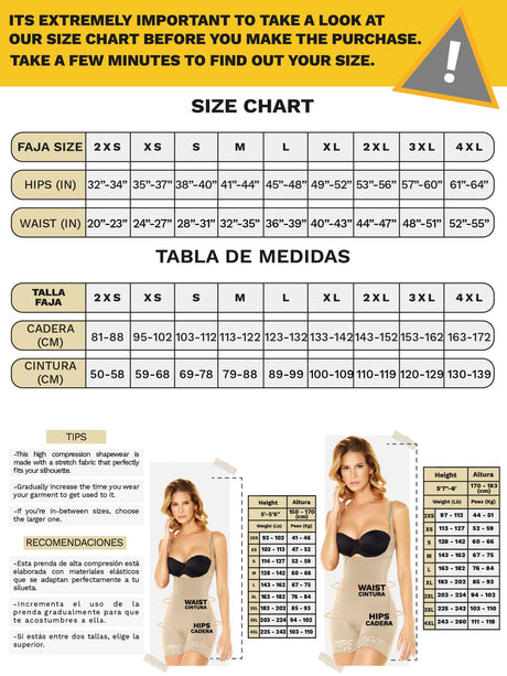 Diane & Geordi Fajas 2393 - Post Surgical Post Partum - Side Hooks and Zipper