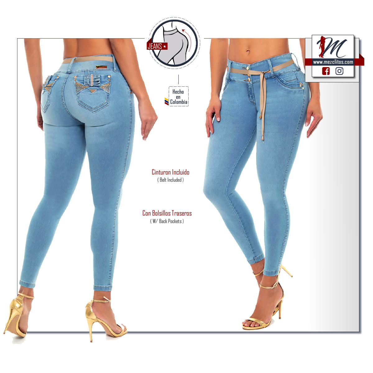 ENE2 Jeans 901429 - 100% Colombianos