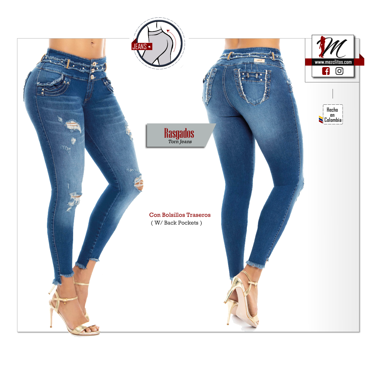 Ene2 Jeans 901659 - 100% Colombiano