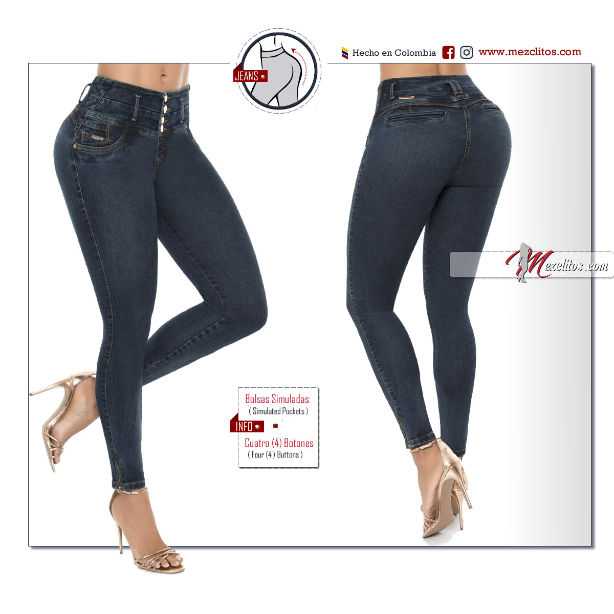 Fiara Jeans 93917 - 100% Colombiano