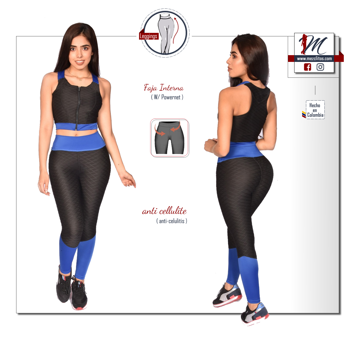 Cle Anti Cellulite Leggings - 2-Piece Set