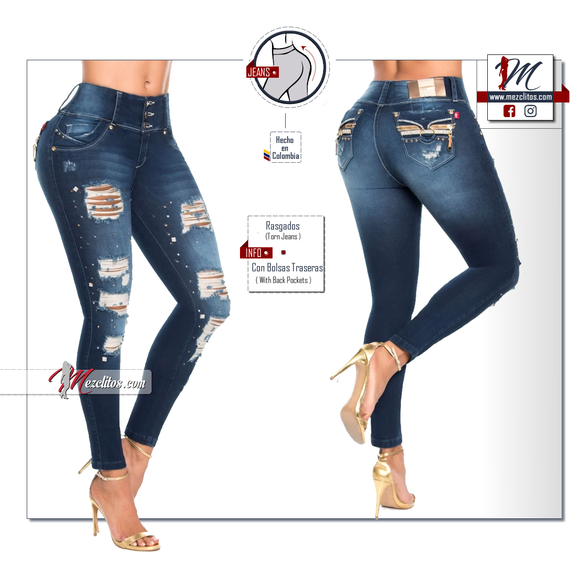 Lujuria Jeans 700717 - 100% Colombiano