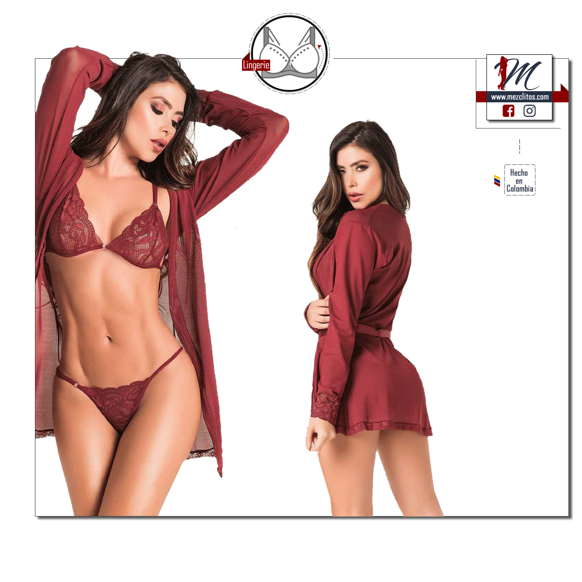 Lingerie - Robe Set 10367