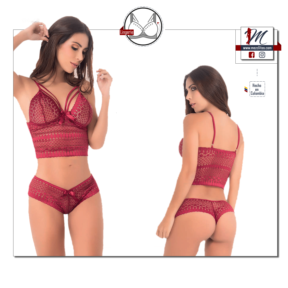 Lingerie - Passion Bralette Set 11057