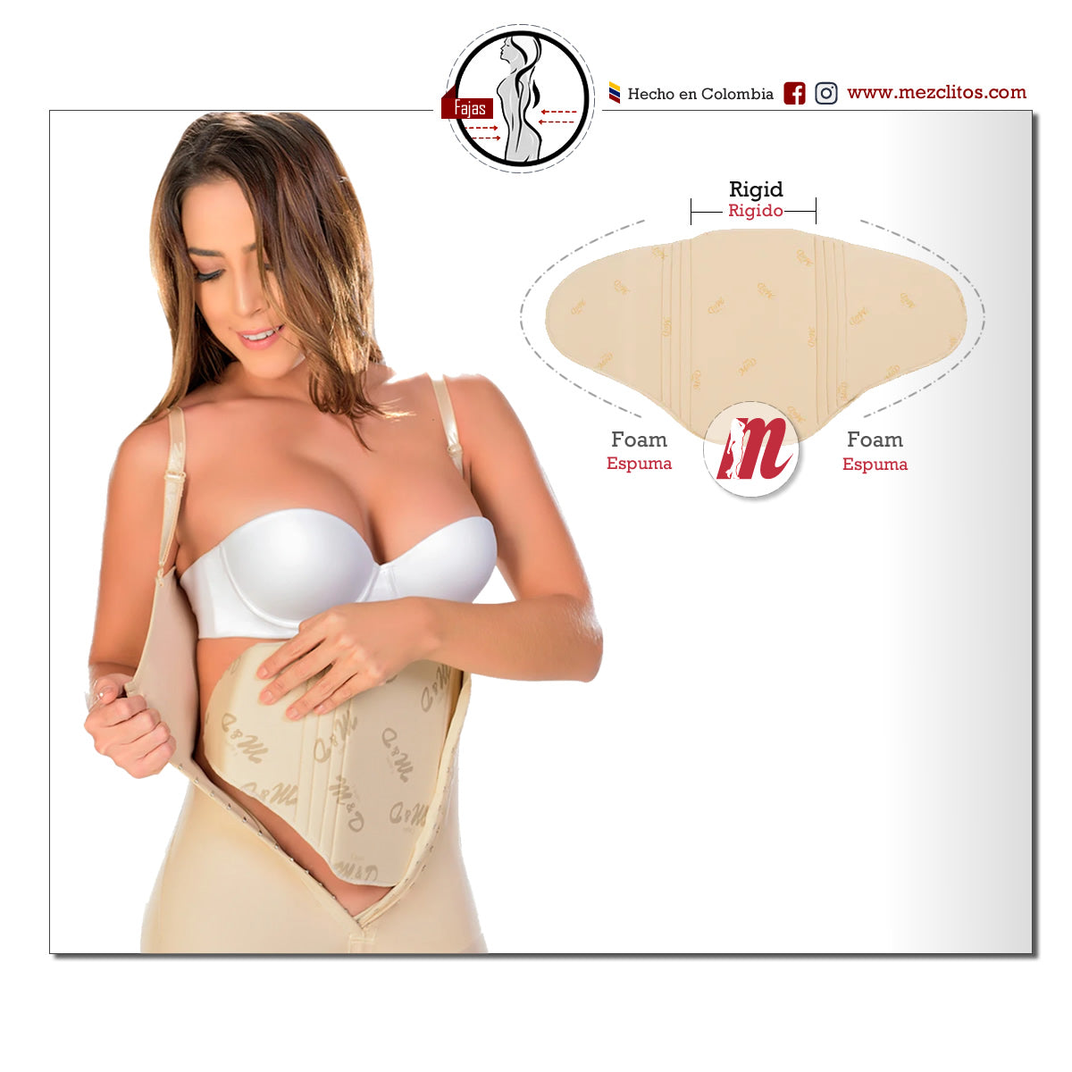 MyD Fajas - Abdominal Compression Liposuction Board / Tabla 0102